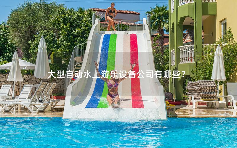 大型自動(dòng)水上游樂(lè)設(shè)備公司有哪些？